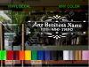 ALL Custom Business Name Door and Window Decals